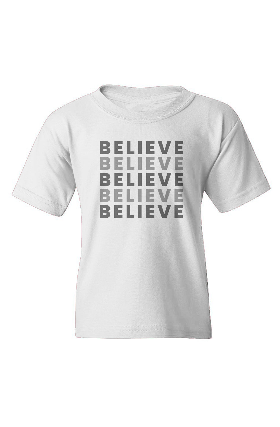 Youth "Believe" Print Graphic T-Shirt