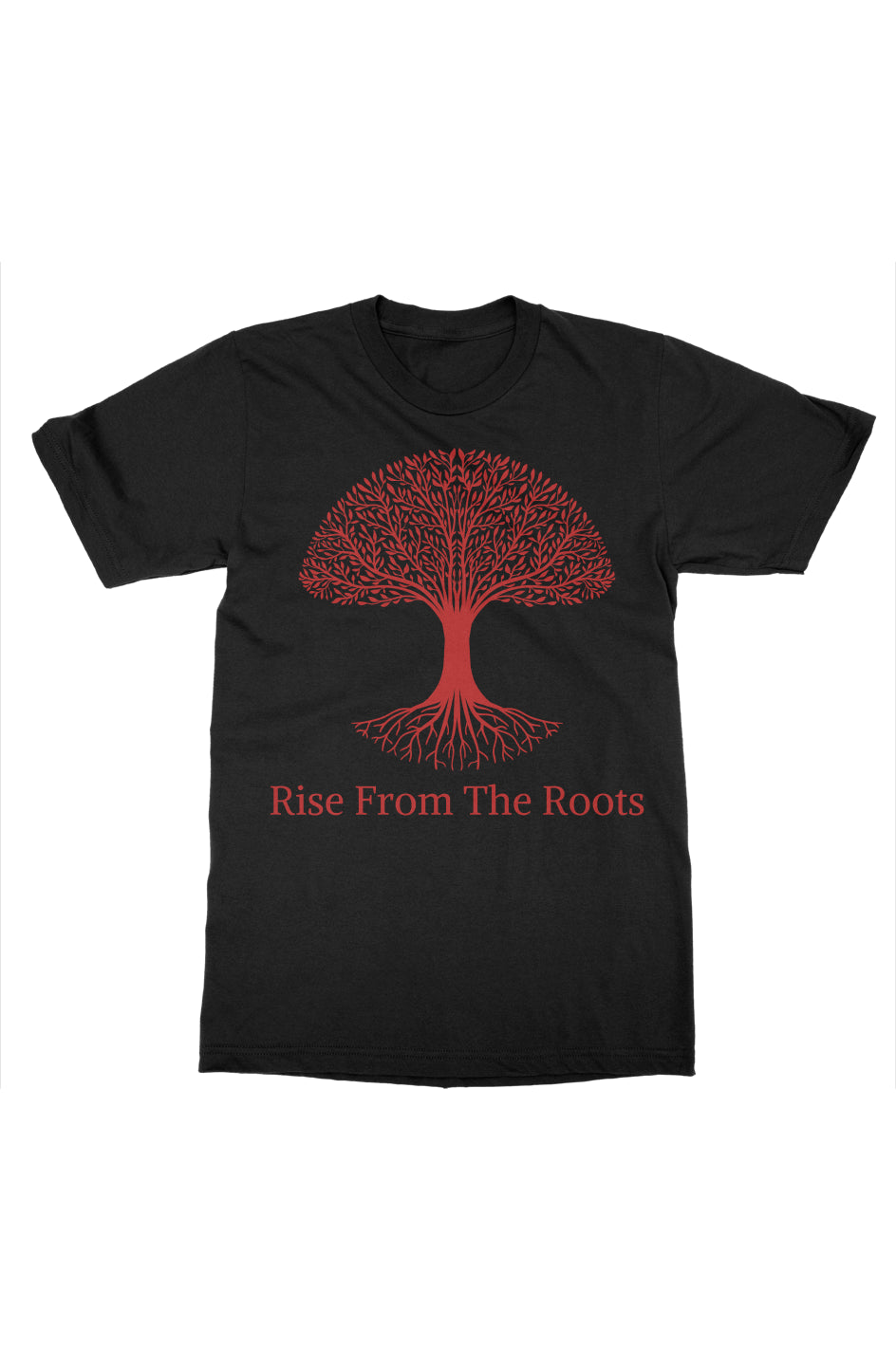 Raise From The Roots Print Graphic T-Shirt New