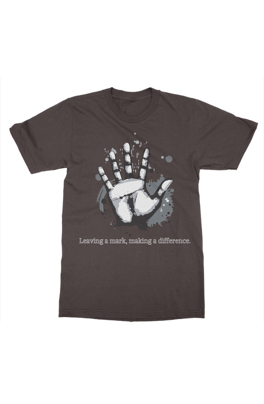 Leaving A Mark Print Graphic T-Shirt New