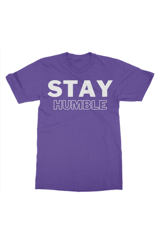 Stay Humble Print Graphic T-Shirt New