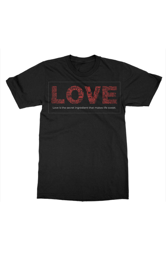 Love & Peace Print Graphic T-Shirt