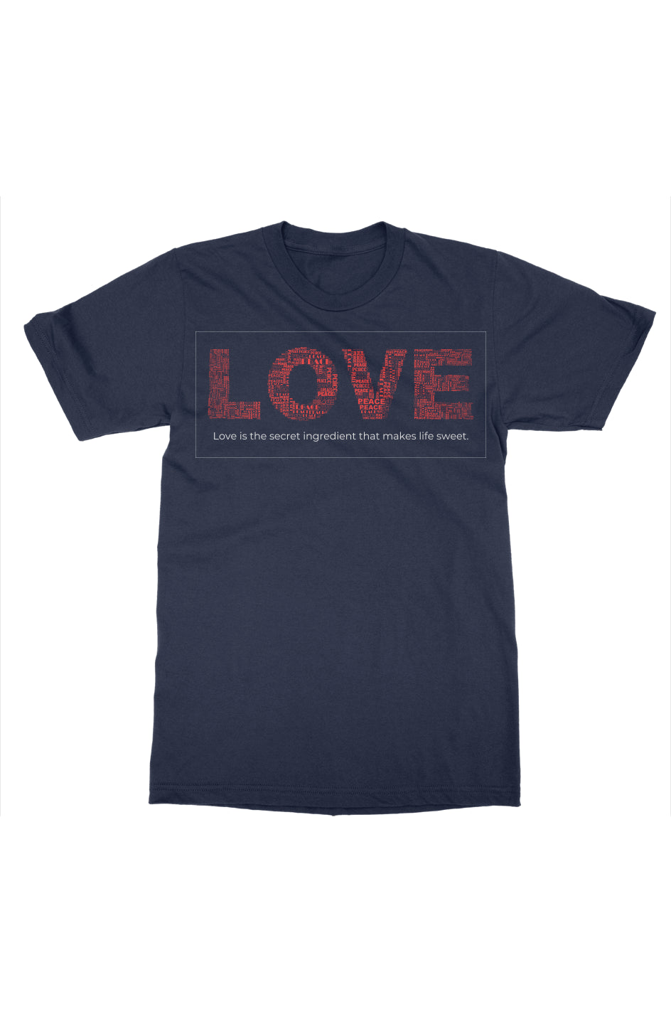 Love & Peace Print Graphic T-Shirt