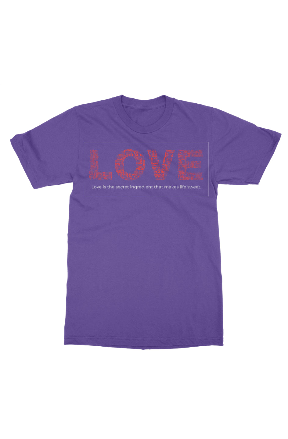 Love & Peace Print Graphic T-Shirt