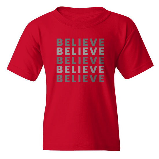 Youth "Believe" Print Graphic T-Shirt