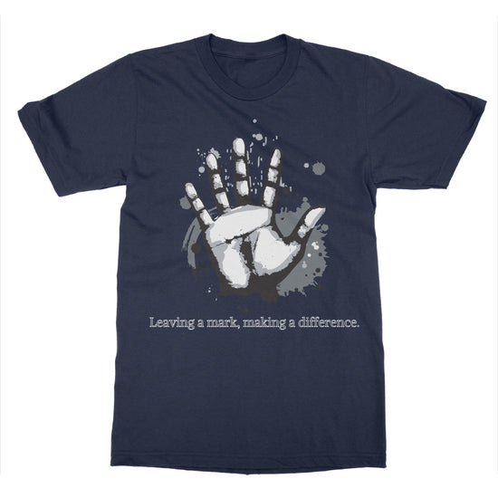 Leaving A Mark Print Graphic T-Shirt New