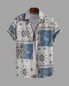 Paisley Print Casual Short Sleeve Shirt