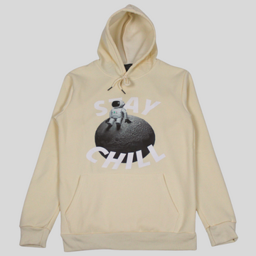Bishaash Relaxed Stay Chill Print Graphic Hoodie